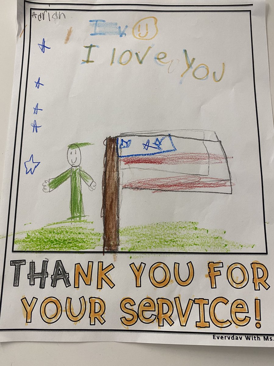MollyRobb5's tweet photo. Today 3rd grade made Veterans Day cards to send to Captain James A. Lovell Federal Health Care Center! #VeteransDay https://t.co/whIE04LhhC