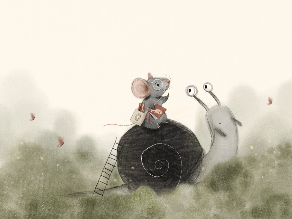 I’m going to the library, who’s with me? #kidlitart #picturebookartist #picturebookart #picturebookillustrator <a href="/penguinkids/">Penguin Kids</a>