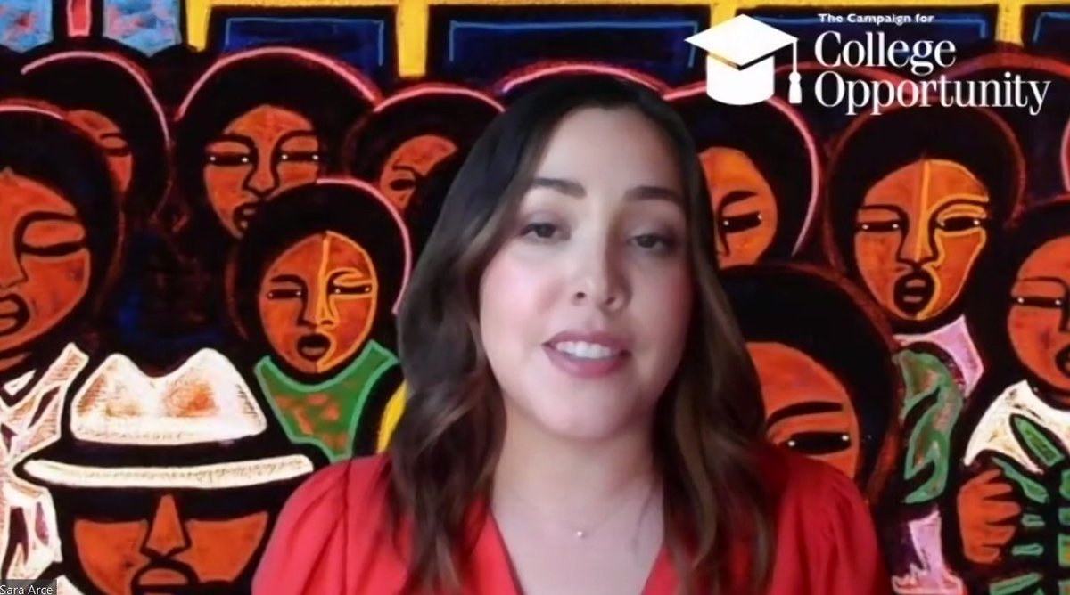 CollegeOpp's tweet image. Sara Arce, our Vice President of Policy and Advocacy, shares how we can take action at the high school, college/university, state, and federal level to ensure more #LatinxInHigherEd are supported to go to college &amp;amp; succeed. bit.ly/2021SHELatinx
