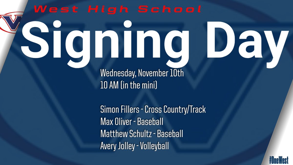 TomPoisal's tweet photo. Big day tomorrow for 4 of our student-athletes. We look forward to celebrating &amp; sharing in their big day Wednesday morning!
@5starpreps @wvlt @wvltpacker @WBIRSports  @prepxtra https://t.co/jMQsG3aFZF