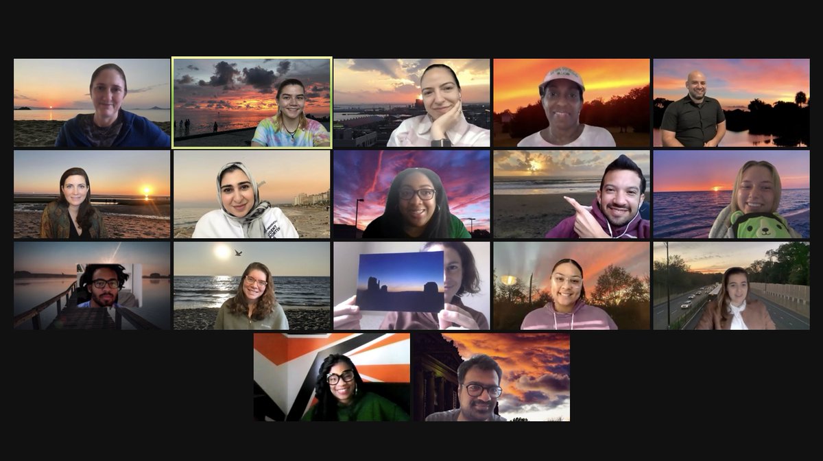 Just before setting our clocks back last week, the <a href="/ReportingLabs/">PBS News Student Reporting Labs</a> team celebrated the time change the best way we know how...a #MoraleFriday! ⏰⏰ Check out these sunset pics from our team and some <a href="/NewsHour/">PBS News</a> colleagues who were kind enough to join us! 🌅🌄🌇