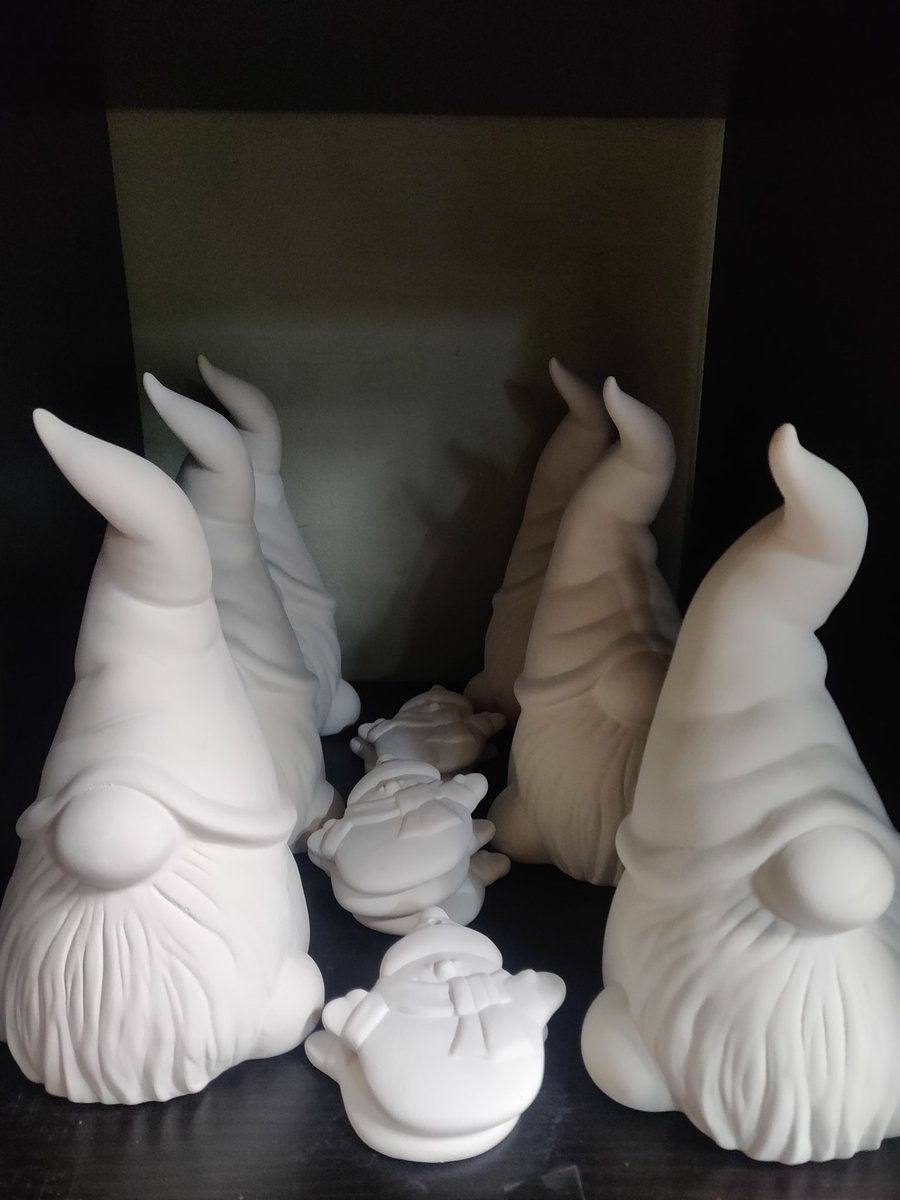 We have large Gonk Gnomes ready to be painted 🎨
