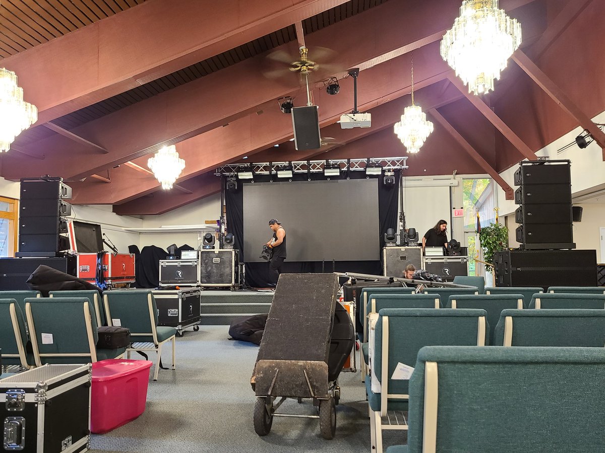 Seventh Day Slumber is getting set up for tonight! 

FREE Admission!

SEVENTH DAY SLUMBER: Hope &amp; Recovery Tour in Kokomo, IN w/ The Protest &amp; Matt Sassano