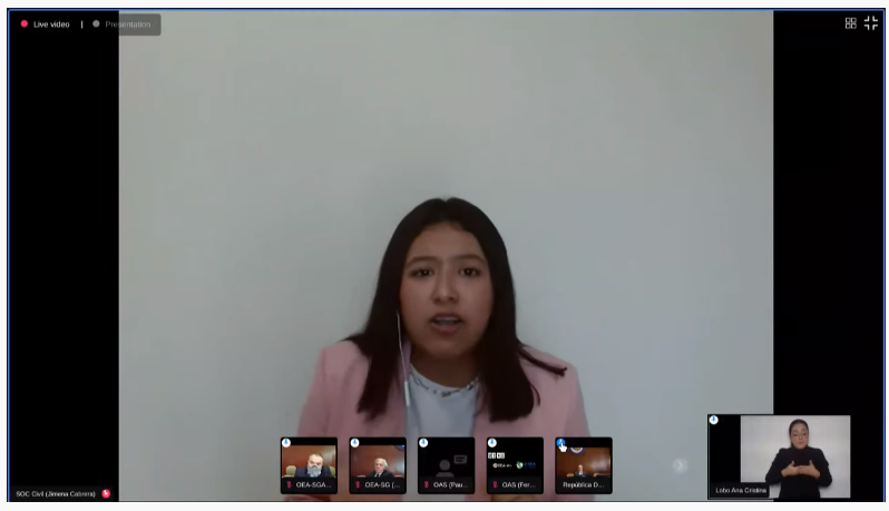 angelCARD0Z0's tweet photo. 📍El feminismo real no pretende beneficios solo por el mérito del género, busca la equidad porque este es un derecho inalienable del ser humano sin menoscabo de sexo, raza, color de piel o religión. @KatherineSGonz7 #AsambleaOEA @OEA_oficial https://t.co/8ucF9UfSpI