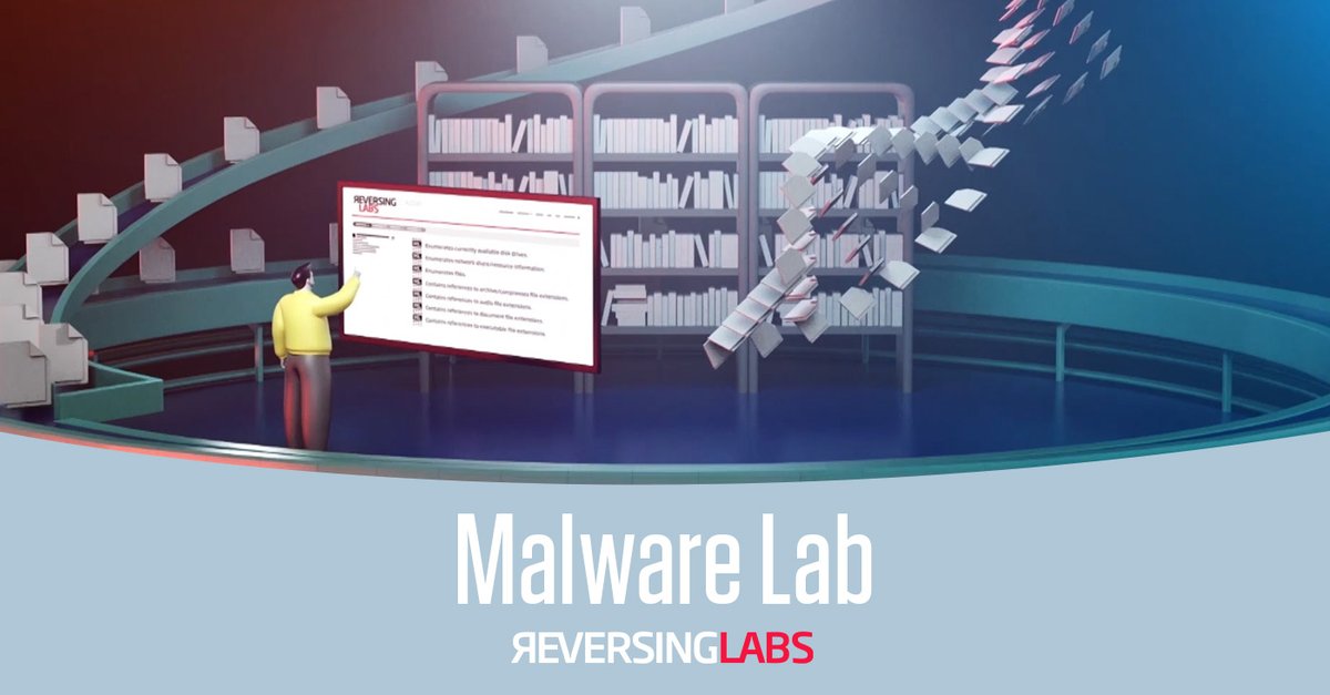 ReversingLabs's tweet image. Rethinking Enterprise #FileAnalysis: A Case for the #MalwareLab ⬇️
hubs.ly/H0-ThMK0 
#InfoSec #CyberSecurity