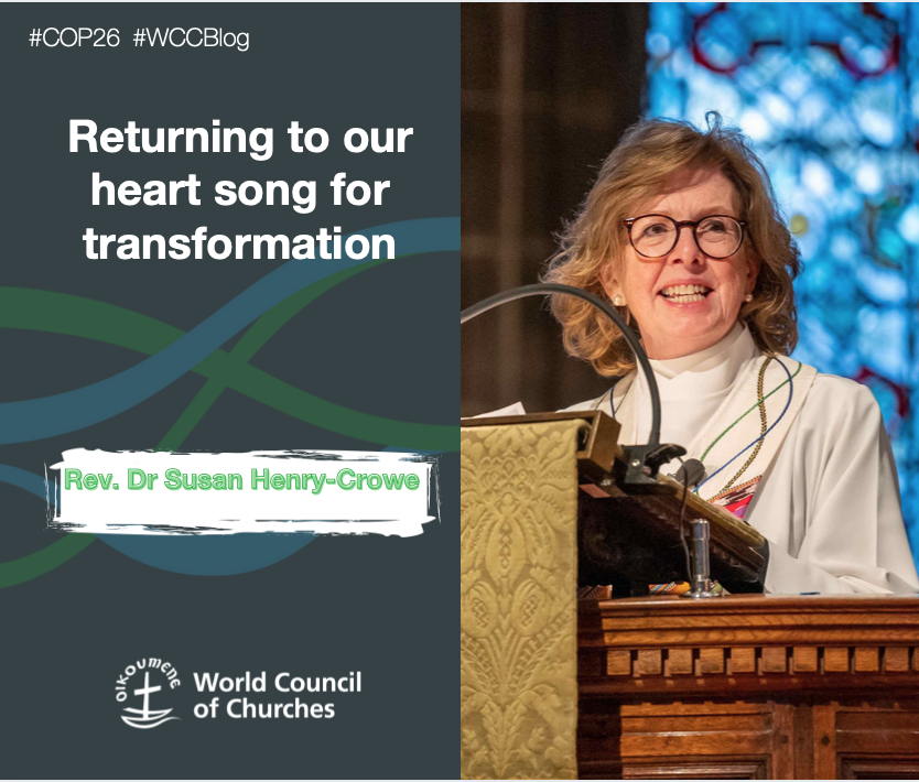'We pray for the world to turn from the way of selfishness, greed and corruption which destroys creation—oceans, seas, forests, communities, lands and peoples', writes Rev. Dr Susan Henry-Crowe from @umcjustice at #COP26 oikoumene.org/blog/returning… #WCC