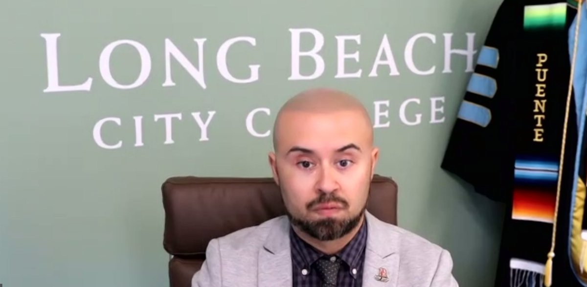 CollegeOpp's tweet image. "It starts with intentionality and being clear about who we're trying to serve," says @DrMikeMunoz, reiterating the importance of utilizing data to inform practices to better support Latino men. #LatinxInHigherEd