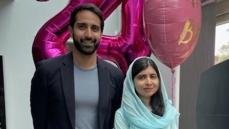 it makes my day that malala married a hottie.
