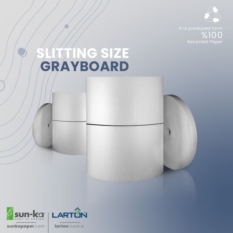 lartonpackaging's tweet photo. The density of this product is in the range of 290 – 480 gr/m² and its width is from 5 cm to 22 cm. The diameter of the cardboard in roll can be maximum 127 cm. #grayboard #graycardboard #cardboard #larton #paper #paperboard https://t.co/7P3CYnFzCp
