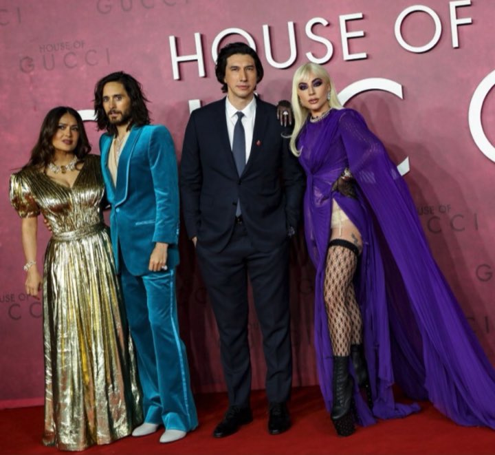 I don’t know about you…. But now I fancy a box of quality street ☺️#HouseOfGucci #qualitystreet 
LH