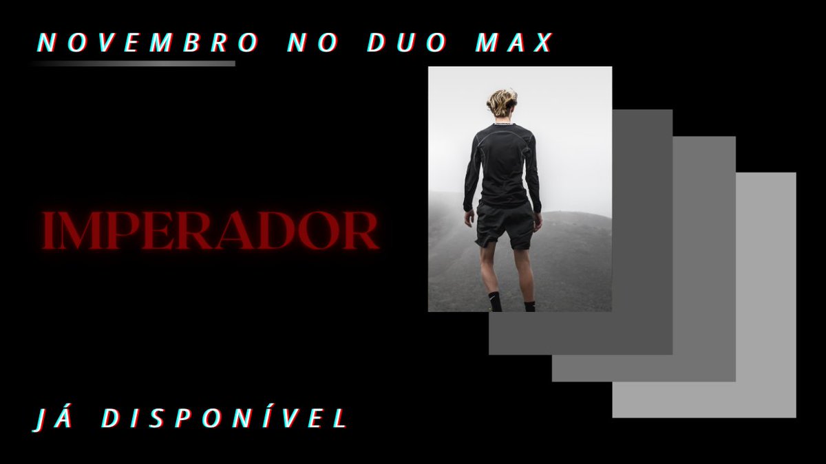uwbwebs's tweet photo. JÁ DISPONÍVEL I Curta #OImperador no Duo Max. Um grupo de 10 adolescentes que foram convocados pra jogar um jogo mortal onde o vencedor vai ganhar uma vida eterna é poder sobre todos os seres humanos. O jogo é dividido é 5 partes, o facilmédio, difícil, mortal, sangrento. https://t.co/SPOlj5kOUD