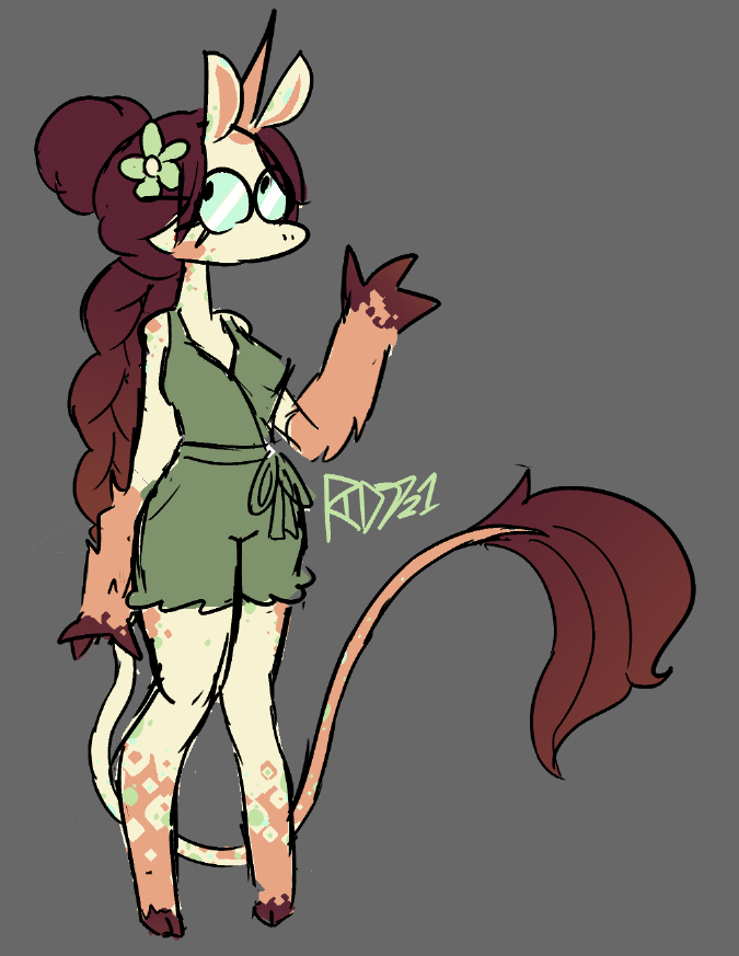 Raddaradd's tweet photo. Anyways hi yeah I made a unicorn lady https://t.co/FKC3w3ZiMN