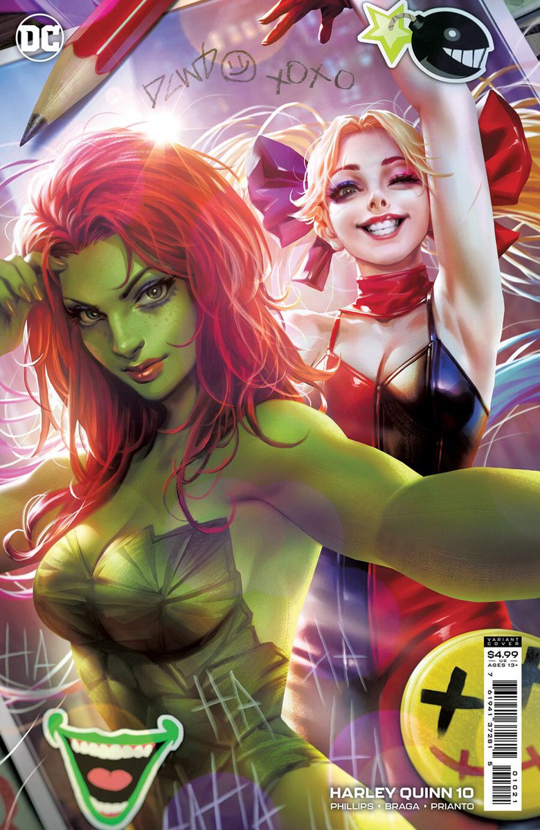 Hey other nerds! Check out this awesome cover for #HarleyQuinn #11 by @DCWJ01, written by @Steph_Smash with art by @LauraBraga_rt

Available for pre-order at our store, link in the bio!

#comics #PoisonIvy #dc #dccomics #comicsforsale #art #CoverArt