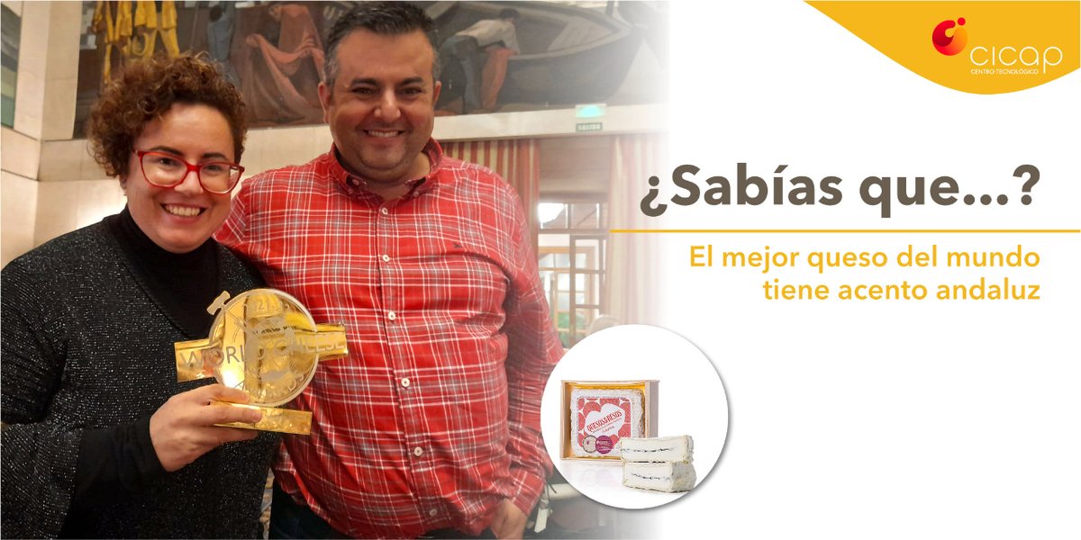 Silvia Peláez y Paco Romero son los maestros queseros y la alegría es aún más compartida porque tenemos la suerte de trabajar con ell@s 🤗

¡Enhorabuena amig@s! 😃

#Cicap #CentroTecnológico #Queso #InternationalCheeseAwards #MejorQuesoDelMundo #Jaén #BesosYQuesos #Olavidia