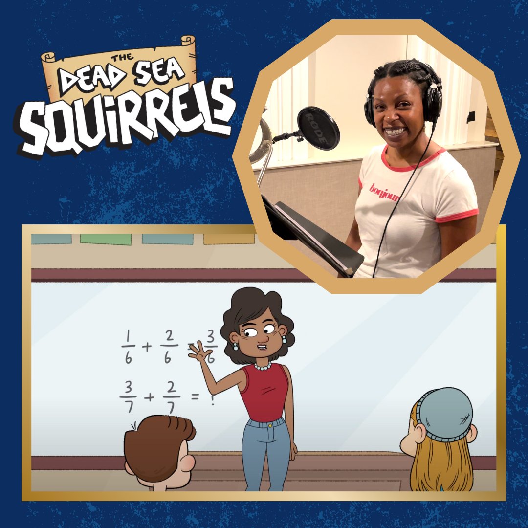 The Dead Sea Squirrels are coming to life! Actress Tamiko Robinson Steele records her role as Ms. McKay, Michael's and Justin’s homeroom teacher at Walnut Creek Elementary School. Remember: there will be a quiz on this!