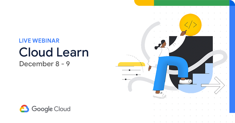 GoogleCloudTech's tweet photo. Who: Devs, IT professionals, and data practitioners at all career levels
What: Cloud Learn
Where: Online
When: December 8–9
Why: Increase your cloud knowledge
How: With free live demos, career development workshops &amp; more

RSVP → https://t.co/gMuIo5inpg 
#CloudTrainingTuesday https://t.co/EzdhDHkE2d
