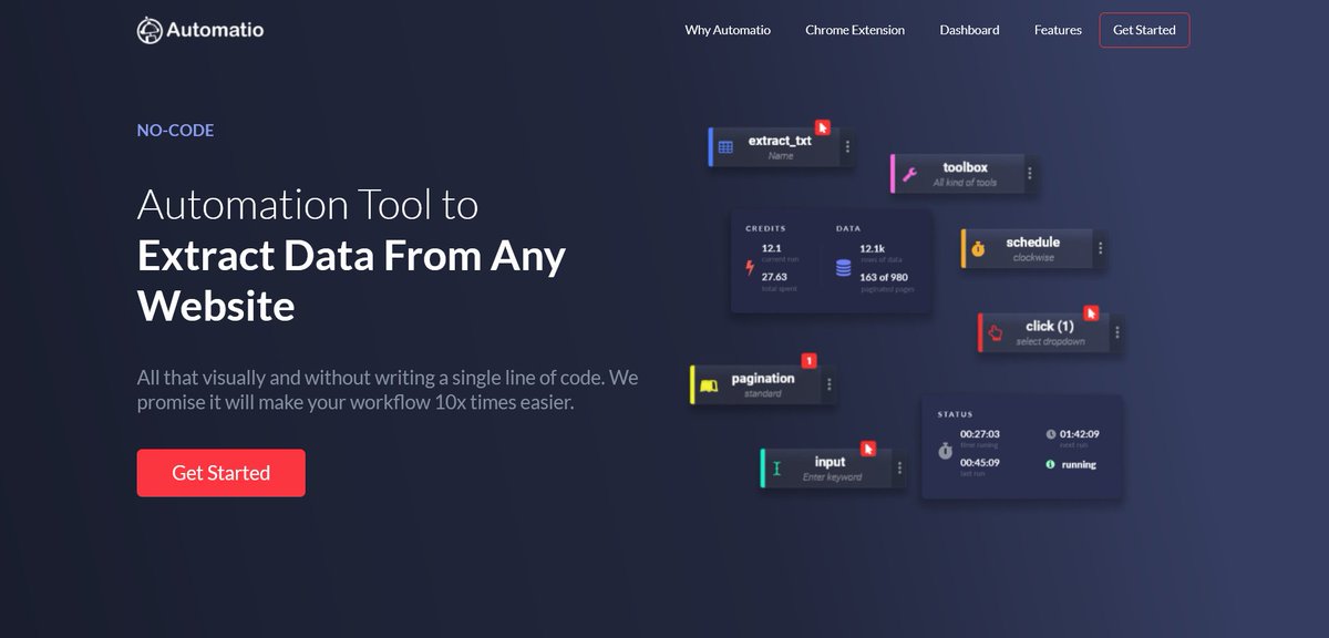 Scraping web data is quite a tedious & complex process. How much fun would it be if the process is simplified for even those who're not technical? @shtefcs has built an amazing product to make web scraping easy Timeline at astramind.io/timeline-id/8a… #buildinpublic