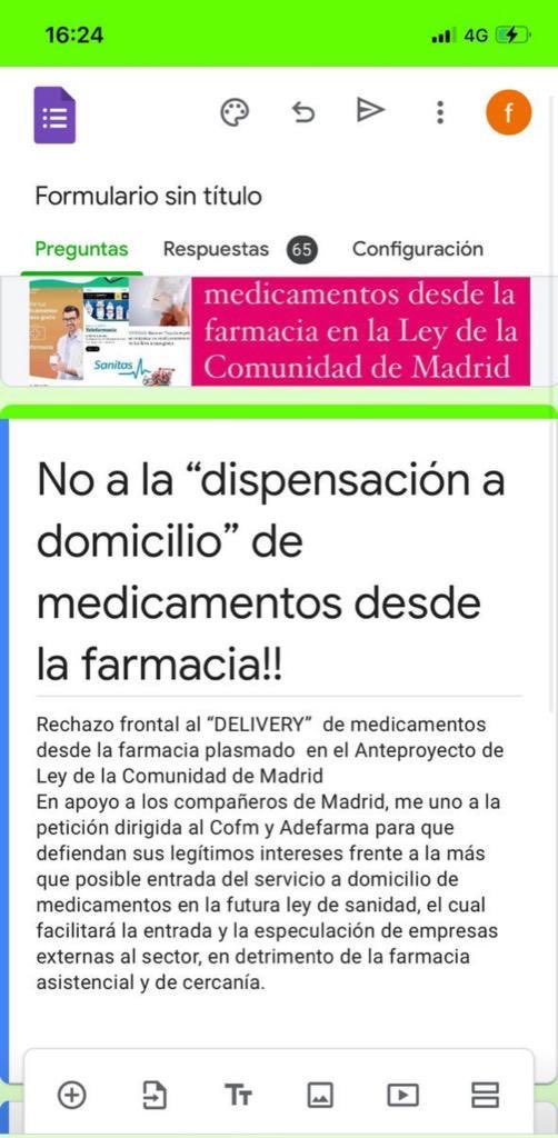 teresamartingim's tweet photo. Tenemos que oponernos Si no vienen a la botica por sus medicamentos muchos pacientes mayores los condenamos a quedarse en casa… y no recibir nuestro consejo. eso es un atraso https://t.co/o0rJub2O1w