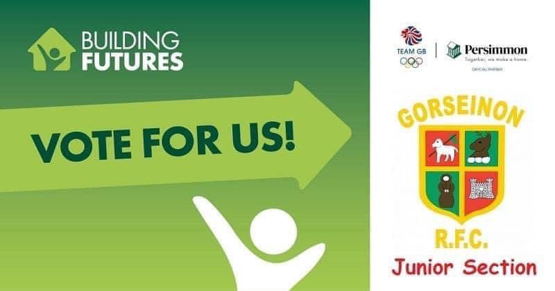 GorseinonRFC's tweet photo. 🔴⚪️ Please Vote - Please RT⚪️🔴
@GorseinonRFC Junior Section need your support! One vote per day could help us win £100,000 through the @PersimmonHomes #BuildingFutures scheme in partnership with @TeamGB. Vote today https://t.co/20OoHL75QP https://t.co/hnIq011Z6q