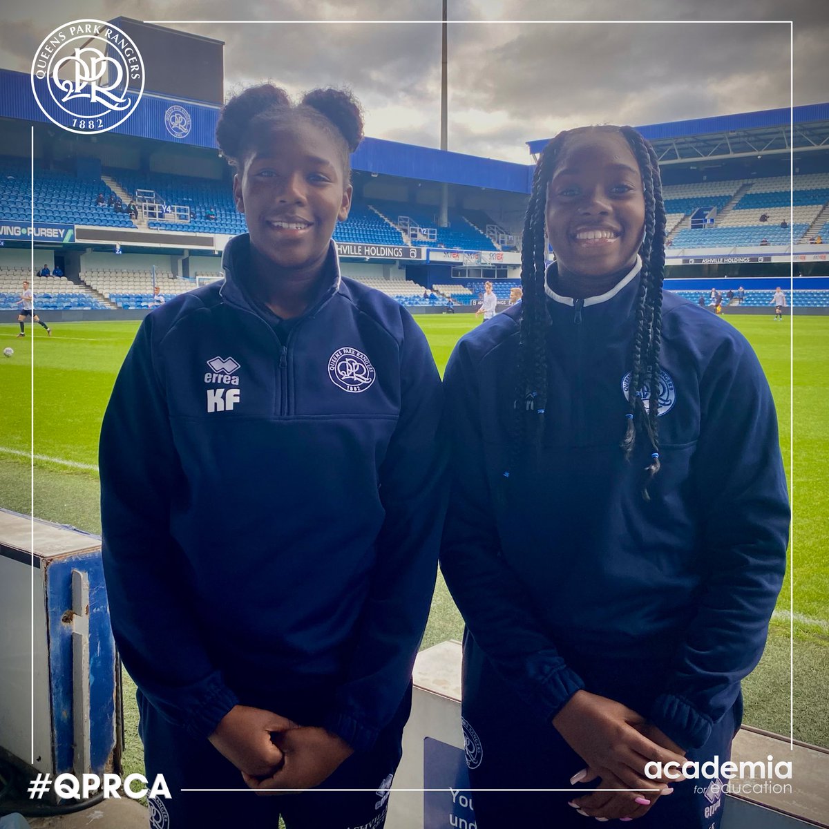 QPRCA's tweet photo. ⚽️ Ball B̶o̶y̶s̶ 𝗚𝗶𝗿𝗹𝘀
Great experience for our girls who supported and assisted with the @QPR U23’s fixture at 𝗧𝗵𝗲 𝗞𝗶𝘆𝗮𝗻 𝗣𝗿𝗶𝗻𝗰𝗲 𝗙𝗼𝘂𝗻𝗱𝗮𝘁𝗶𝗼𝗻 𝗦𝘁𝗮𝗱𝗶𝘂𝗺.
#QPRCA | #MatchdaySupport | #QPRU23 | #QPR https://t.co/ZoeF58B9OE