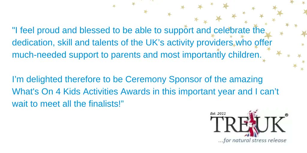 And please give a BIG #KidsAwardsChat welcome to our brand-new #WhatsOn4KidsAwards ceremony host sponsor @treuk – we are delighted to have them on board!