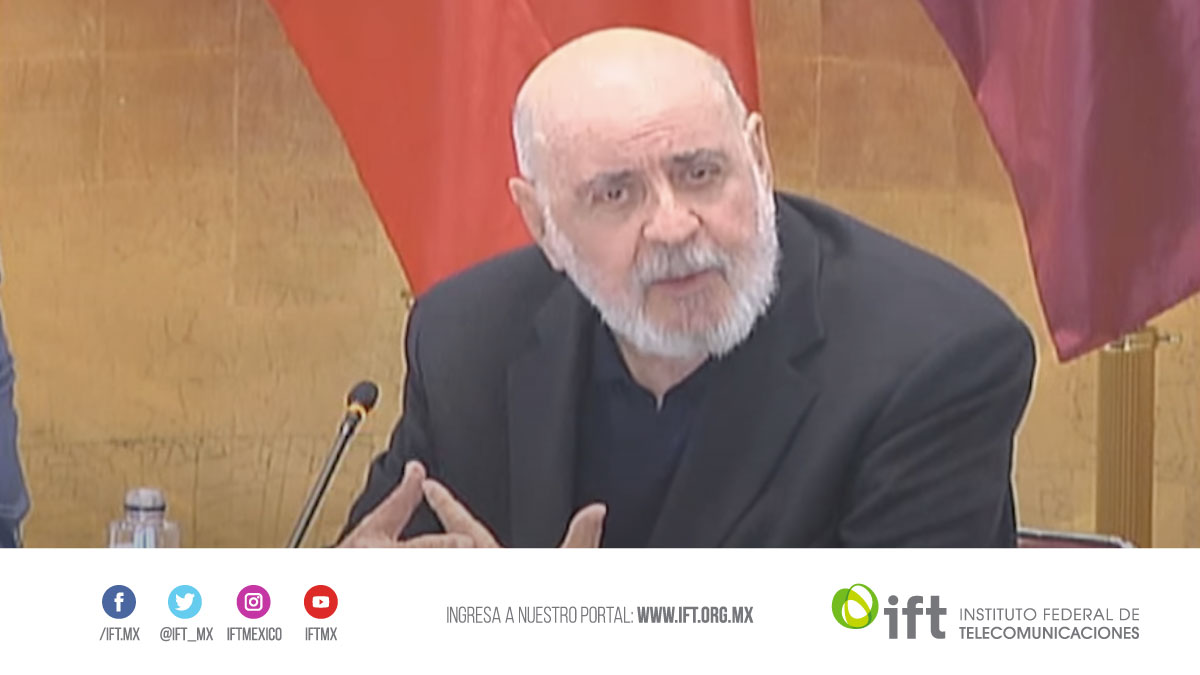 IFT_MX's tweet photo. El Presidente de la @RTCSenado del @senadomexicano, José Antonio Cruz Álvarez Lima destacó la importancia de contar con esta red de tv pública, pues aseguró será un gran legado. https://t.co/Uf0taHg4og