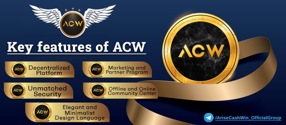 CoinArise's tweet photo. Key features of ACW

To achieve its goal of creating a global decentralized online shopping platform, Arise CashWin has incorporated key features. These are:
Decentralized Platform

Website : https://t.co/kyoGnL3Bbb
Telegram:https://t.co/irbBfjTtQj

#arisecashwin #acw @elonmusk https://t.co/kEF5lHzGAF