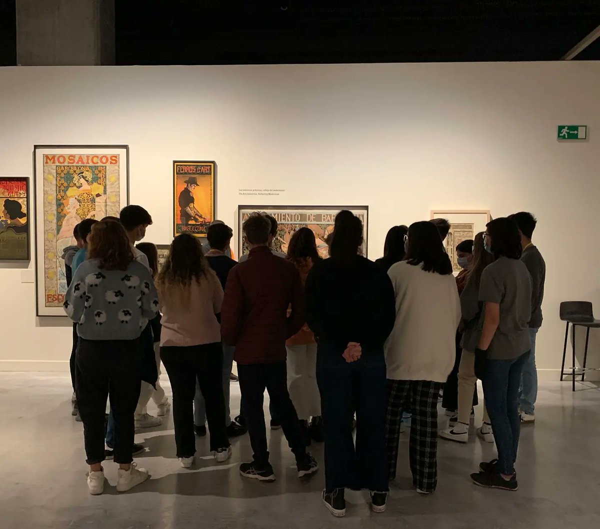 Salesianas_SV's tweet photo. Los alumnos de bachillerato han visitado hoy la exposición "Carteles para la vida moderna" en Caixaforum
#MaríaAuxilidora
#SalesianasSanVicente
#todossomosMornese
#BachillerSalesianas
#proyectojobs https://t.co/df3DAVxNve