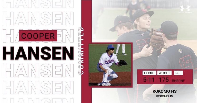 Cooperhansen11's tweet photo. Excited to announce my commitment to continue my academic and athletic career at Saint Xavier University. Thank you to my family and friends and also @QBaseball523 @Wildkatbaseball @SeanLaird16. Thank you to Coach Rouse and Coach Pete for the opportunity. @SXUBaseball https://t.co/ssS3IBXooD