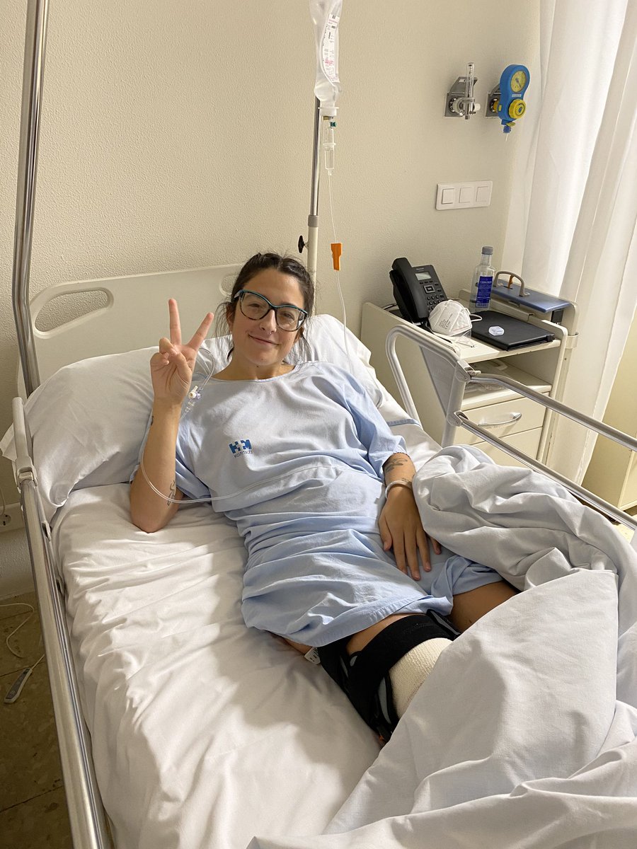 luchigj16's tweet photo. Tras 9 meses de espera, lo he conseguido, estoy operada porfin 💪🏽🦿 https://t.co/Um491QzUrr