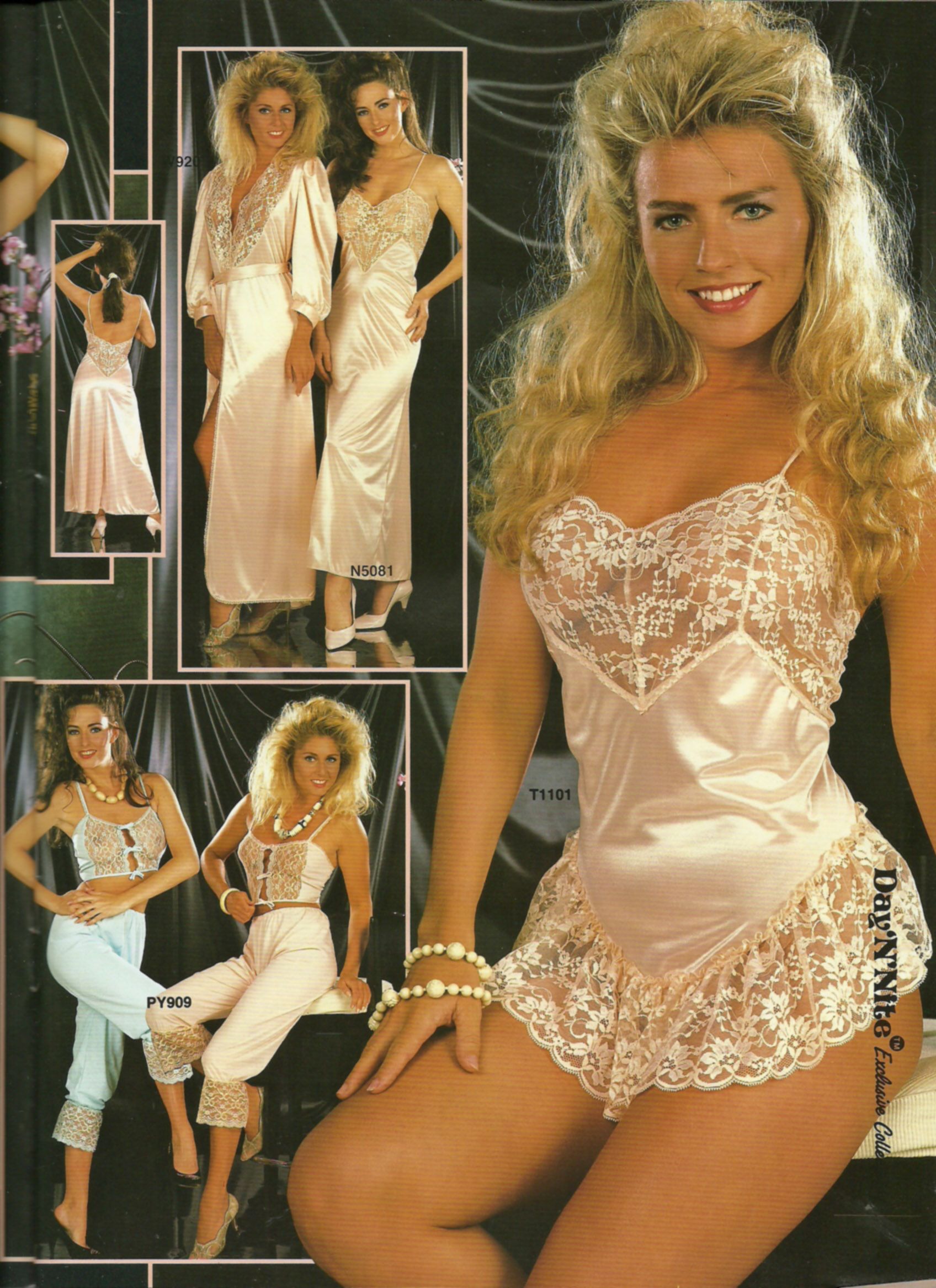 Cora Harrington on X: These 1980s lingerie catalog looks are