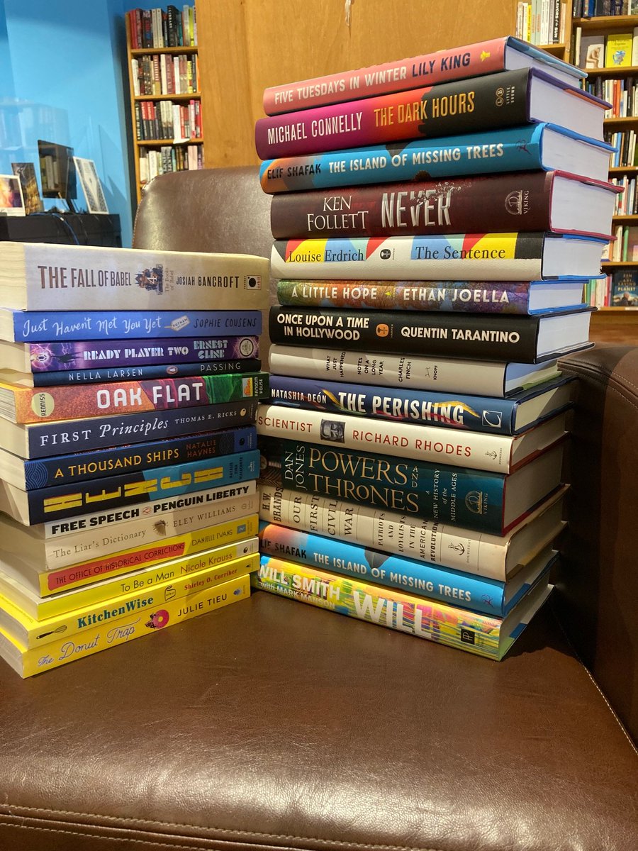 MainPoint_Books's tweet photo. mainpointbooks
It is #newbooktuesday! We have new books from local authors @katejbaer and @willsmith. We have signed copies of #thesentence by #louiseerdrich and tonight we are hosting the book launch for @bancroftjosiah #thefallofbabel #shopsmall #shoplocal https://t.co/HyYMQfX8em