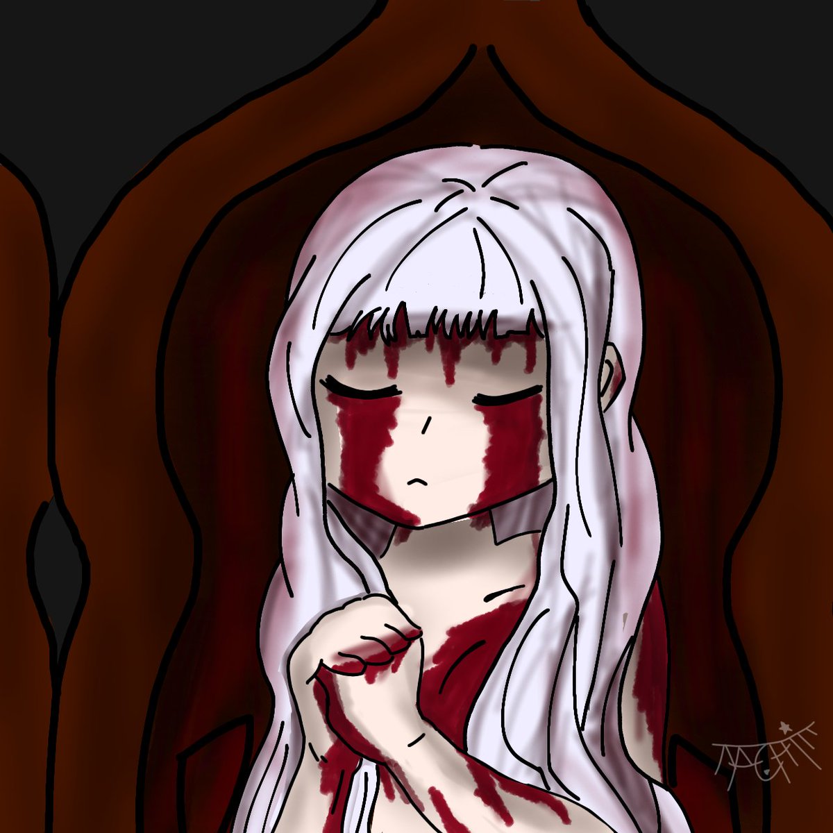 _nachth's tweet photo. Jeanne, the Iron Maiden (Shaman King)
#Fanart #Blood https://t.co/QSkcVmCiJP