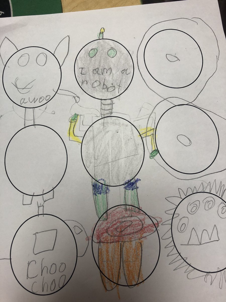 timmyGTI's tweet image. 🤗 at this cutsie robot created by a 2nd @WGESdragons #futurereadylearner in our #scaffoldingworkshop on #creativity 💚 seeing all their #divergent ideas! @Carrollisd #BetterTogether #realworldlearning