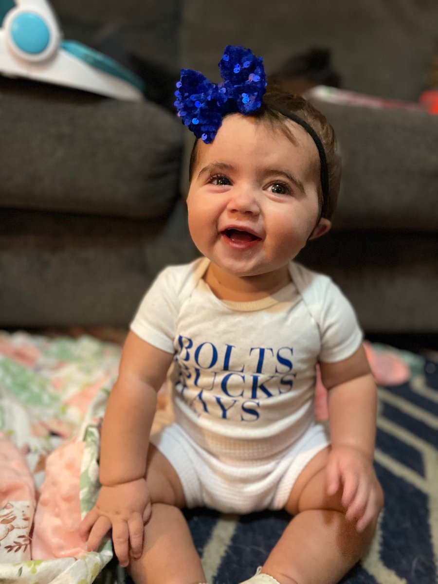 nessaxbaby's tweet photo. She’s excited to watch her boys play tonight!! @TBLightning #gobolts  #littlestfan #tampabay #lightning https://t.co/iZoh0uWZh9