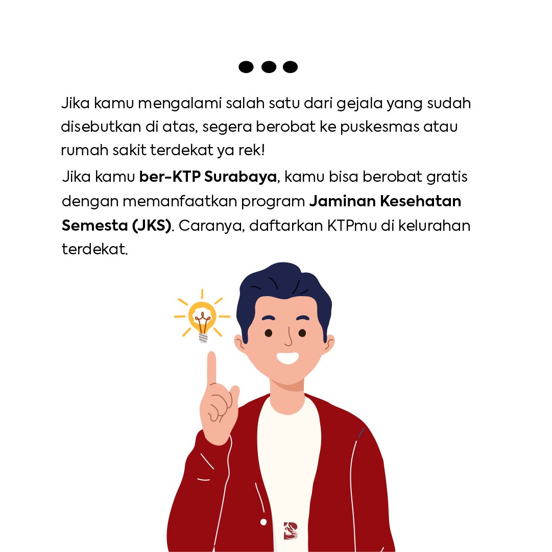 BanggaSurabaya's tweet photo. Intinya lebih baik mencegah daripada mengobati ya rek. Semoga @sehatsurabayaku 😊
#KankerProstat #Kanker #CegahKanker #SehatSurabayaku #BanggaTips #BanggaSurabaya https://t.co/JuepufZgbb
