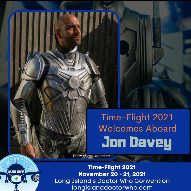 Our next guest is a real monster! Jon Davey joins us next weekend.

Feel free to share!

longislanddoctorwho.com

#DoctorWho #LIWho #TimeFlight2021 
#DoctorWhoFlux <a href="/jondavey007/">Jon Davey</a>