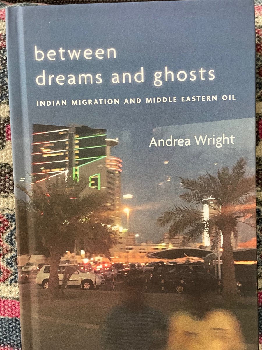 I'm very excited that my book, Between Dreams and Ghosts: Indian Migration and Middle Eastern Oil, is officially out today!