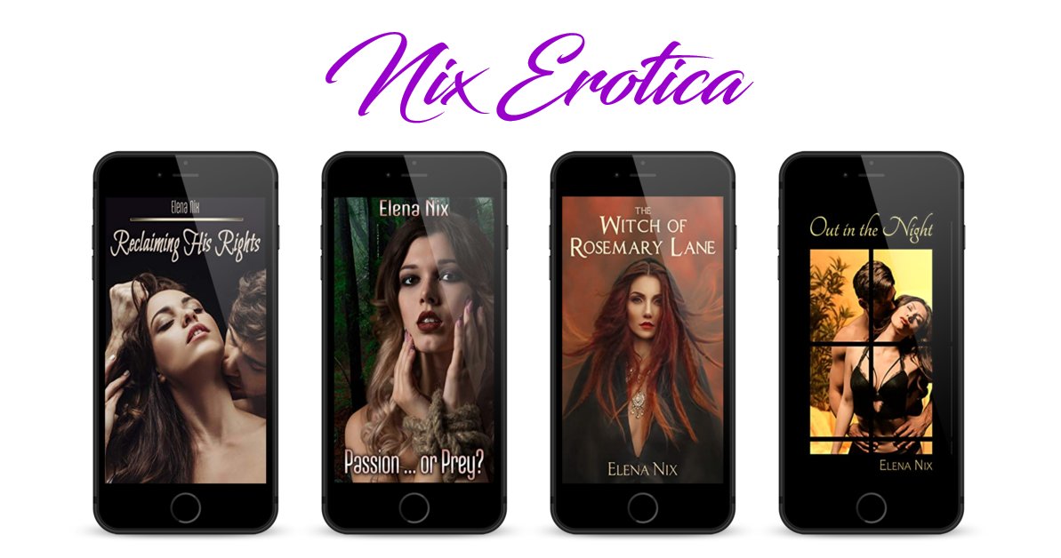 Hi, guys! This is my NSFW account. Here you'll find book announcements, excerpts, naughty thoughts, and other inspiration. Check out my books &amp; let me know what you think! 
🔥 bit.ly/NixSmashwords (Free Previews!)
🔥 bit.ly/NixAmazon