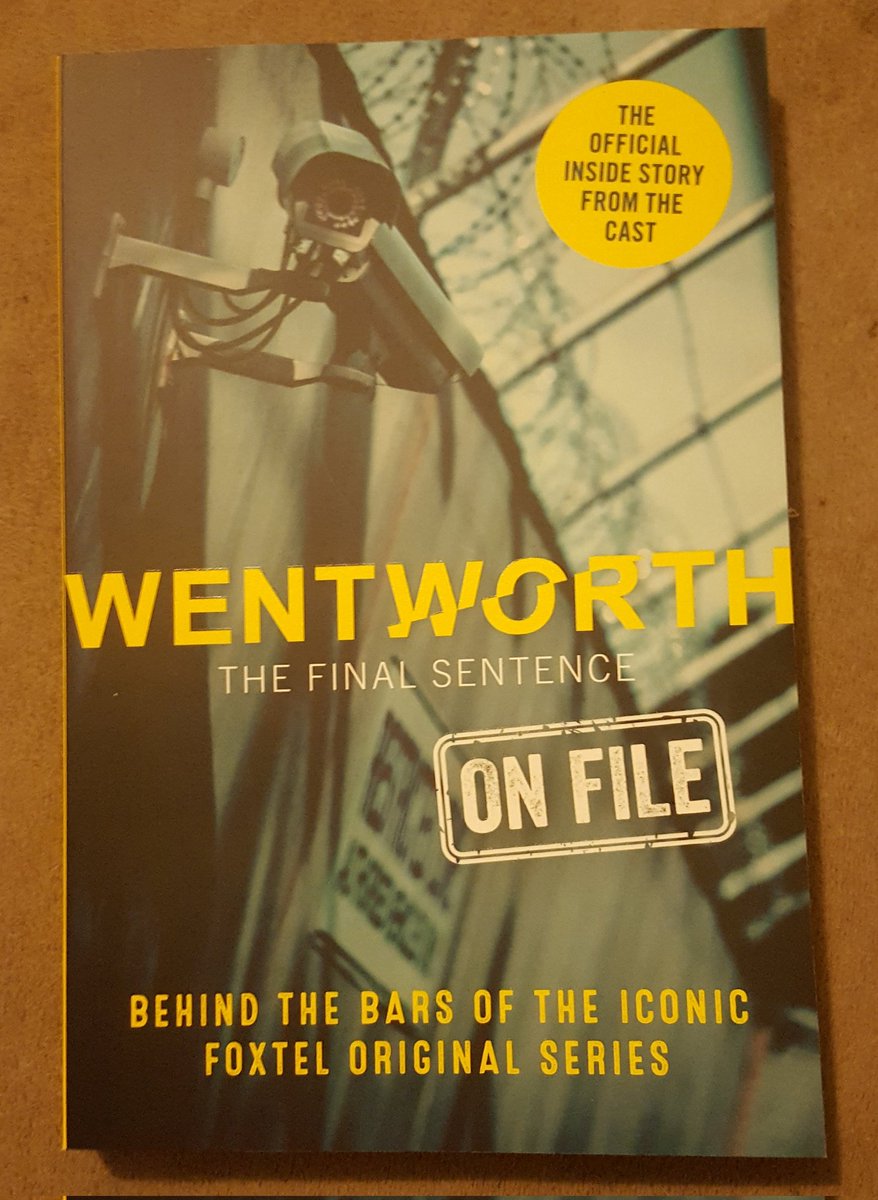 NGatford's tweet photo. Loving this book, think I've read it cover to cover about 20 times already.. 👕👌💙 #Wentworth https://t.co/lKUHKqeTGD