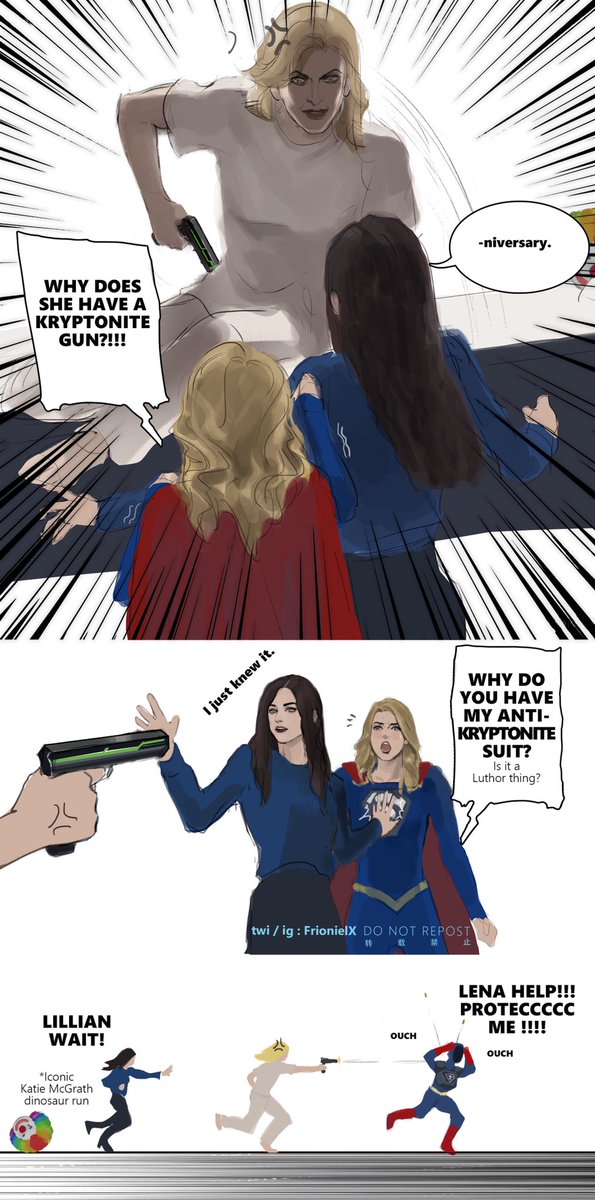 FrionielX's tweet photo. How to revive Lillian if she dies. #supercorp endgame, my one last clowning. https://t.co/h23HZiVg9e