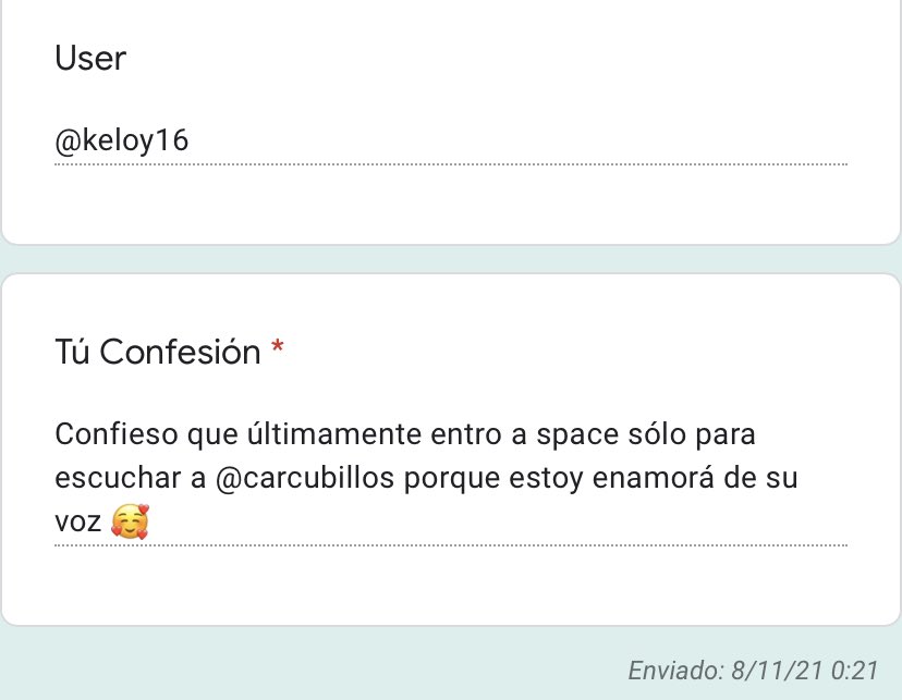 conferubirena's tweet photo. Confesión N° 2900
@keloy16 

Por aquí están enamorada de tu voz @carcubillos 🤭 https://t.co/aiOeA6A2U2