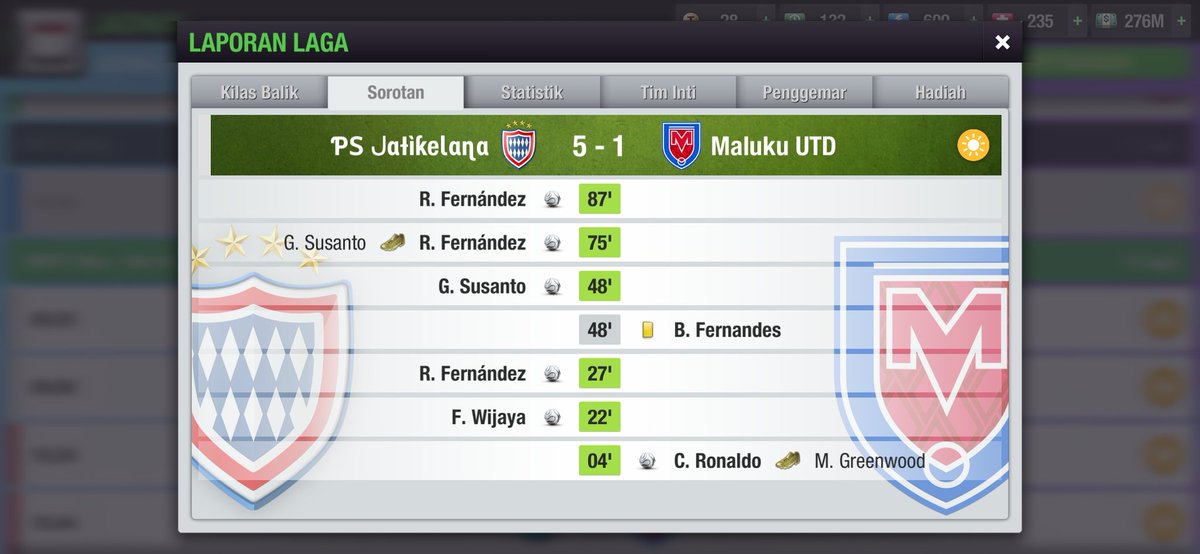 Maluku_UTD's tweet photo. INDONESIA NATIONS CUP IX ๐
SERIES 6
ROUND 2
LEG II
๐ @PSJatikelana
โ FT : 5 - 1
Kita harus mengakui kekalahan pada Derby Kingdom kali ini.
Good Game coach
#BravoMaluku
#MKING
@Liga3TEI
@INC_LTEI
@TopElevenStar https://t.co/qSVs8zX2yz
