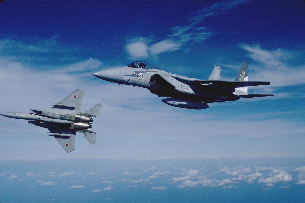 JapanJointStaff's tweet photo. Yesterday, the JASDF Southwestern Air Defense Force’s fighters scrambled to cope with a suspected intrusion into Japan’s airspace over the East China Sea .
The JSDF continues to responding to protect our territory and peace for the people of Japan 24/7. (a sample image) https://t.co/Jazt0hdD6E