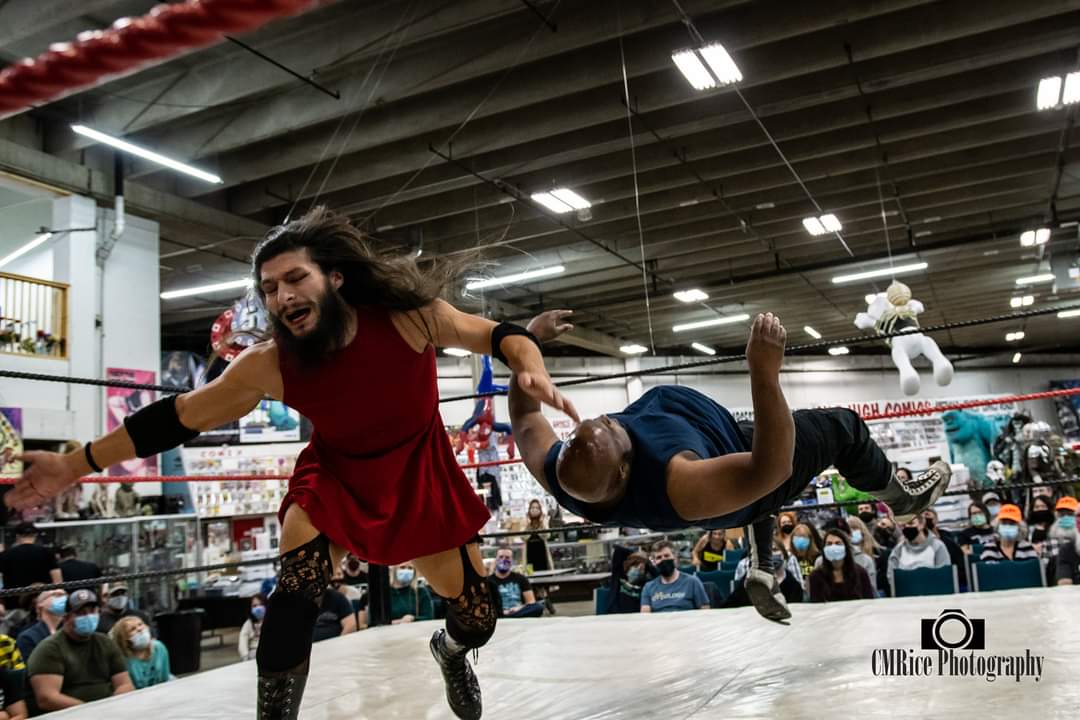 RealKissyMissy's tweet photo. Floating on cloud 9 when you're in the ring with the goddess of gorgeous! #kissymissy #prowrestling https://t.co/SF2DjGafE9