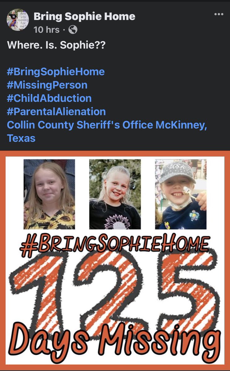 VerigoKennLove's tweet photo. #MISSING #SophieLong #MissingInTX allegedly parental abduction… by her noncustodial parent Michael Long. Is any LEO looking for this girl?? @collincountyda @CACCollinCounty @FriscoPD day 125.. what if this was your child? Why no felony warrant?? #BringSophieHome https://t.co/5wHwniYQbI