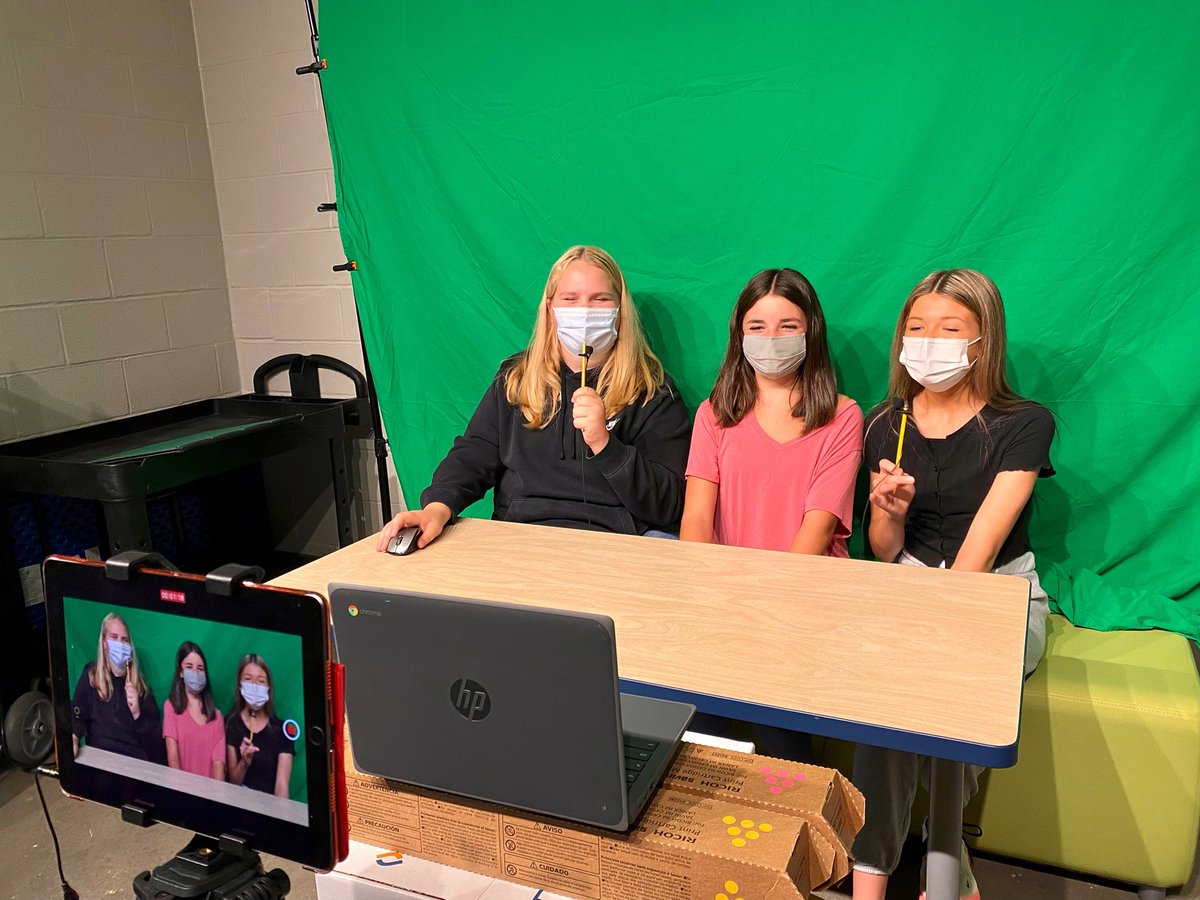 A3 - One of the main innovations I have going on is our daily news program that gets filmed in our broadcast room during the day. #KyLChat