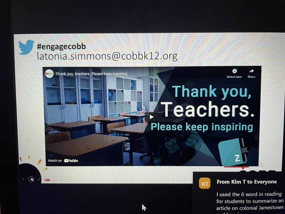 Thank you <a href="/simmonsgms/">Ms.SimmonsGMS</a> for sharing how to use the Discovery Ed SOS Instructional Strategies in different content areas during the DEN VirtCon. <a href="/DiscoveryEd/">Discovery Education</a> <a href="/JoyBunning/">Joy Bunning</a>