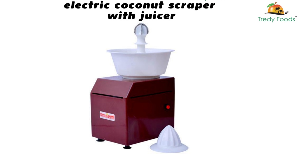 Electric Coconut Scraper with Juicer