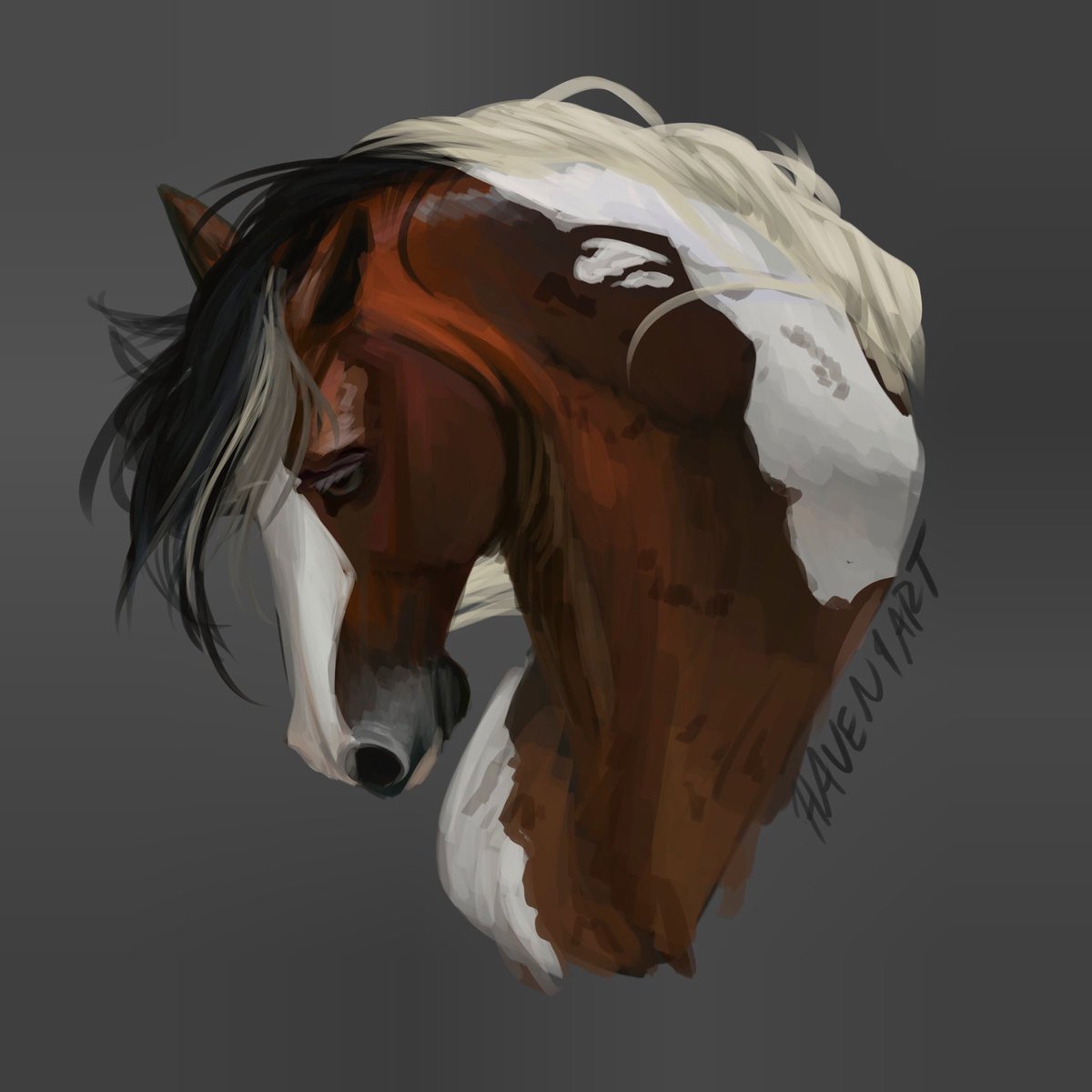 HoofHaven's tweet photo. Artist &amp; their art (Keep it going!!) https://t.co/Ta423Bn75H